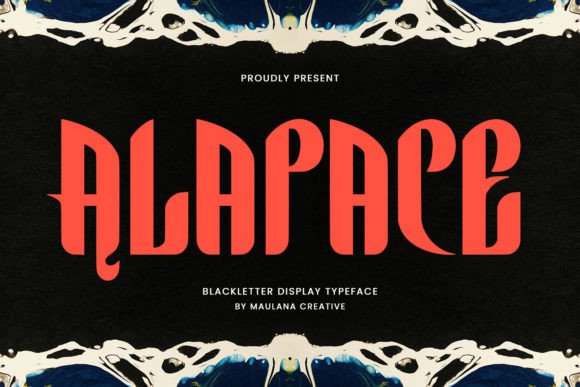 Alapace Blackletter Typeface: Bold Gothic Fonts for Impactful Branding