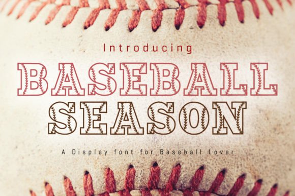 Baseball Season: A Versatile Display Font for Dynamic Branding