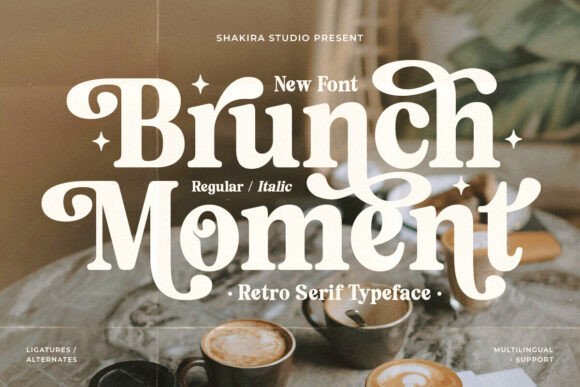 Brunch Moment Typeface Review for Boutique Branding