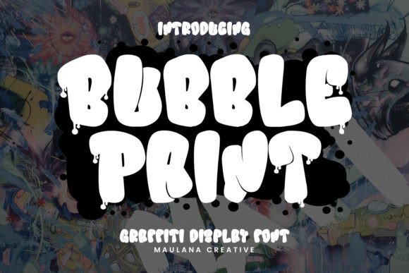 Bubble Paint: A Fun Graffiti Display Font for Bold Branding