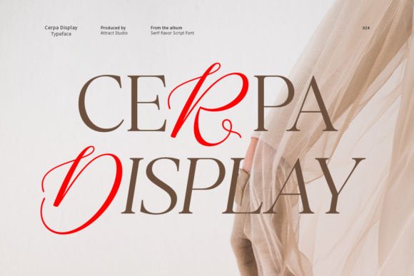 Cerpa Display: The Modern Serif Font for Elegant Handmade Branding