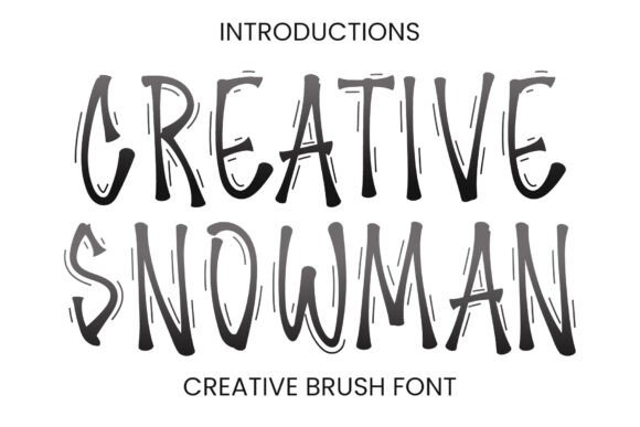 Creative Snowman Display Font Review for Whimsical Branding