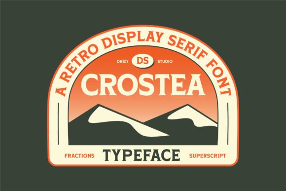 Crostea: A Vintage Serif Typeface for Handmade Branding