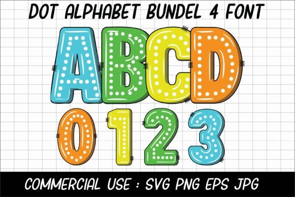 Dot Alphabet Typeface for High-Impact Campaign Design