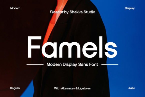 Famels: The Modern Display Sans Serif Font for High-Impact Campaigns