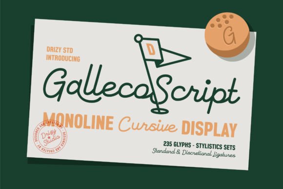 Galleco: Elegant Script Font for High-Converting Web Design