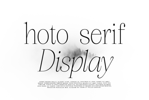 Hoto Serif Display: A Modern Serif Font for Boutique Branding