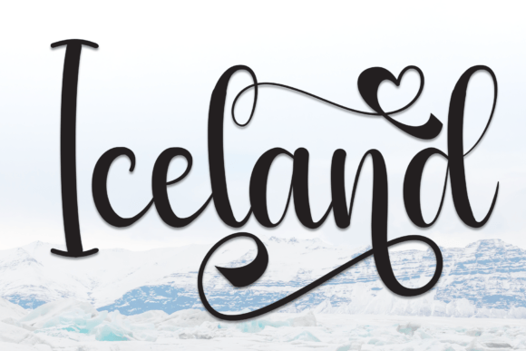 Iceland: A Handwritten Script Font for Warm Brand Identity