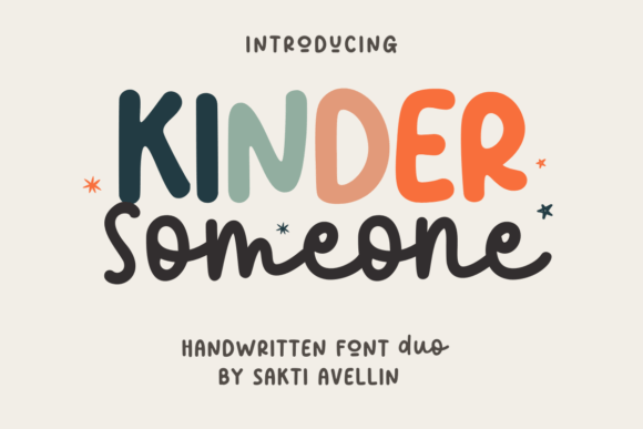 Kinder Someone Duo: The Perfect Handwritten Font for Brand Identity