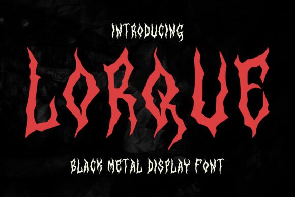 Lorque: A Blackletter Display Font for Authentic Brand Campaigns
