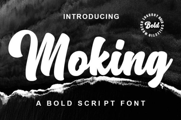 Moking Typeface: Elevate Handmade Branding with Vintage Script Charm