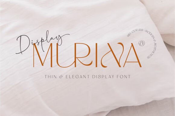 Murina Display: A Mid-Century Sans Serif for Modern Campaigns