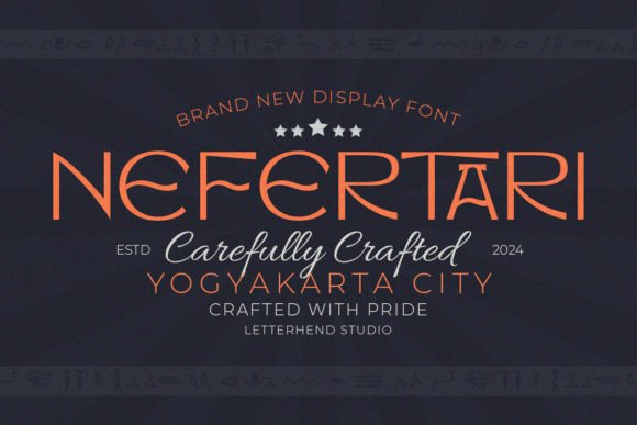 Nefertari: A Premium Display Typeface for Boutique Branding
