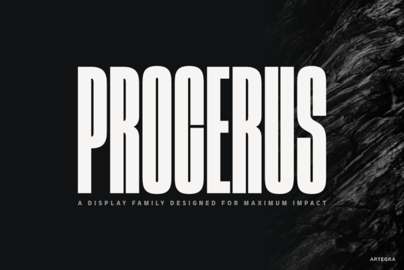 Procerus: The Compressed Sans Serif for High-Impact Campaign Typography