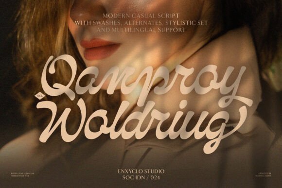Qanproy Woldriug Typeface Review for Editorial Design
