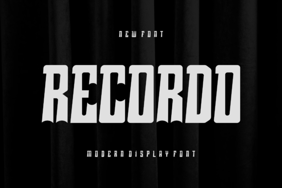 Recordo: A Quirky Sans Serif Display Font for Editorial Design