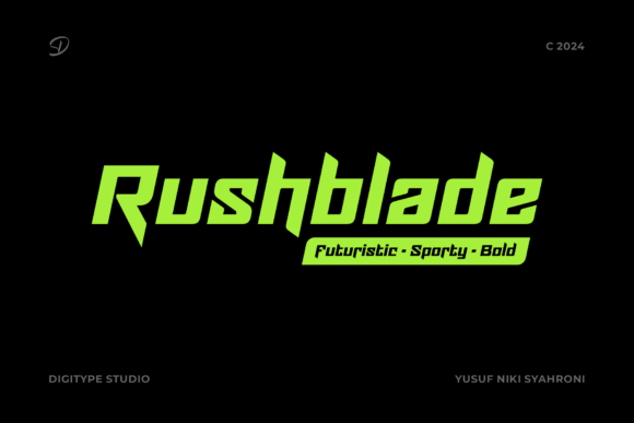 Rushblade: The Bold Display Typeface for High-Impact Branding