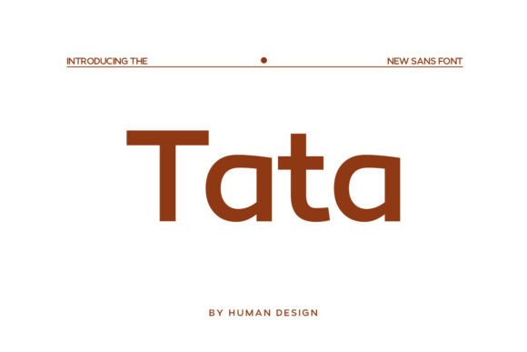 Tata Typeface: The Minimalist Sans Serif for Handmade Branding