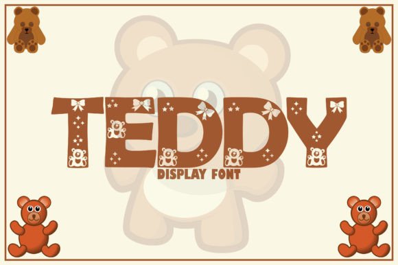 Teddy: A Fun Decorative Display Font for Editorial Design