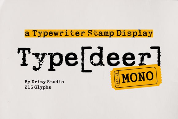 Typedeer Mono: The Perfect Typeface for Handcrafted Brand Identity