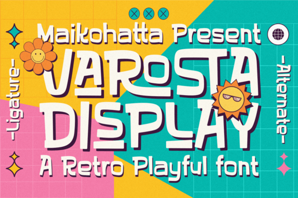 Varosta Display Typeface: Injecting Joy into Brand Identity