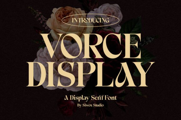 Vorce Display Typeface for Elegant Branding